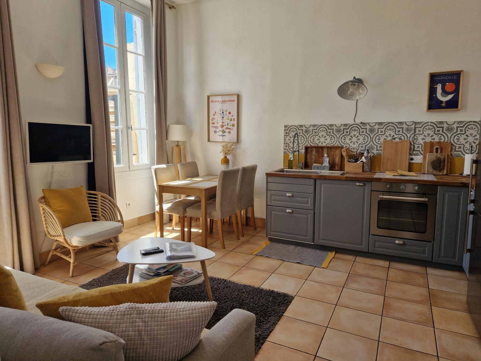 Superbe 2 Pieces Avec Grande Terrasse, Classe *** Marseilles Exterior foto